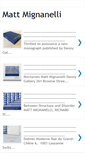 Mobile Screenshot of mattmignanelli.blogspot.com