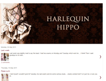 Tablet Screenshot of harlequinhippo.blogspot.com