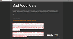 Desktop Screenshot of madabout-cars.blogspot.com