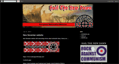 Desktop Screenshot of hailthenewdawn.blogspot.com