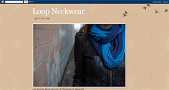 Desktop Screenshot of loopneckwear.blogspot.com