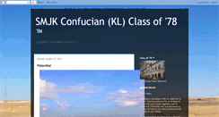 Desktop Screenshot of confucian1978alumni.blogspot.com