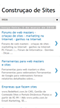 Mobile Screenshot of construcao-de-sites.blogspot.com