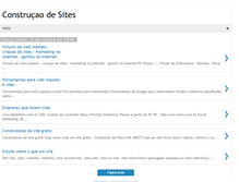 Tablet Screenshot of construcao-de-sites.blogspot.com