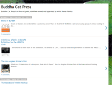 Tablet Screenshot of buddhacatpress.blogspot.com