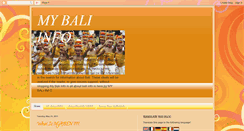 Desktop Screenshot of mybaliinfo.blogspot.com