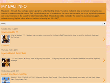 Tablet Screenshot of mybaliinfo.blogspot.com