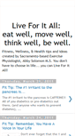 Mobile Screenshot of liveforitall.blogspot.com