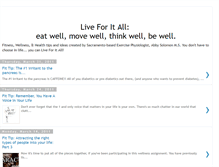 Tablet Screenshot of liveforitall.blogspot.com