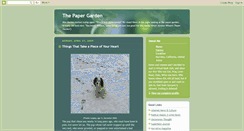 Desktop Screenshot of papergarden.blogspot.com