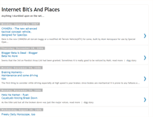 Tablet Screenshot of bitsandplaces.blogspot.com