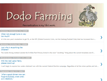 Tablet Screenshot of dodofarming.blogspot.com
