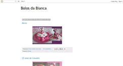 Desktop Screenshot of bolosdabianca.blogspot.com