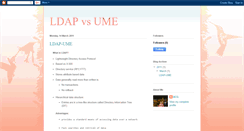 Desktop Screenshot of ldap-ume.blogspot.com