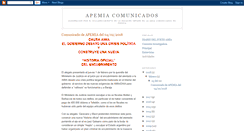 Desktop Screenshot of apemiacomunicados.blogspot.com