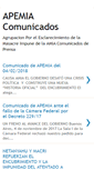 Mobile Screenshot of apemiacomunicados.blogspot.com