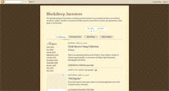 Desktop Screenshot of blacksheepancestors.blogspot.com