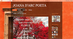 Desktop Screenshot of joanadarcpoeta.blogspot.com