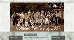 Desktop Screenshot of hugehofheinsfamilyblog.blogspot.com