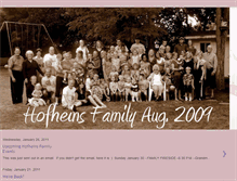 Tablet Screenshot of hugehofheinsfamilyblog.blogspot.com