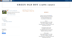 Desktop Screenshot of greenoldboy.blogspot.com