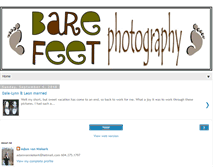 Tablet Screenshot of barefeetphotographer.blogspot.com