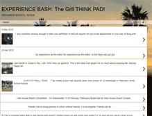 Tablet Screenshot of experiencebash.blogspot.com