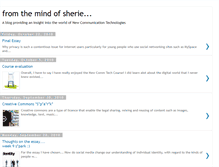 Tablet Screenshot of fromthemindofsherie.blogspot.com