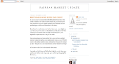 Desktop Screenshot of fairfaxmarketupdate.blogspot.com