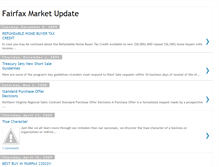 Tablet Screenshot of fairfaxmarketupdate.blogspot.com