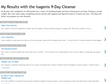 Tablet Screenshot of 9daycleanseresults.blogspot.com