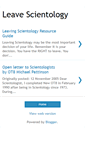 Mobile Screenshot of leavescientology.blogspot.com