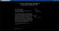 Desktop Screenshot of lavishhandbags.blogspot.com