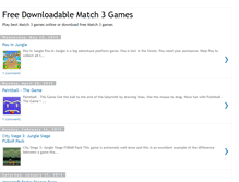 Tablet Screenshot of club-match-3-games.blogspot.com