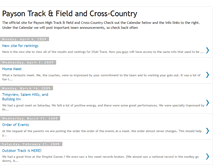 Tablet Screenshot of paysontrack.blogspot.com