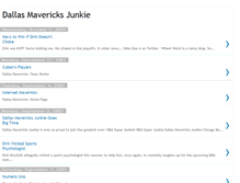 Tablet Screenshot of dallasmavericksjunkie.blogspot.com