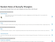 Tablet Screenshot of bunnyflies.blogspot.com