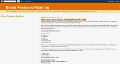 Desktop Screenshot of aboutbloodpressurereading.blogspot.com