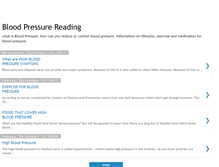 Tablet Screenshot of aboutbloodpressurereading.blogspot.com