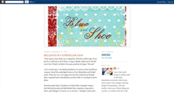 Desktop Screenshot of blueandshoe.blogspot.com