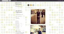 Desktop Screenshot of actorsnightmare.blogspot.com