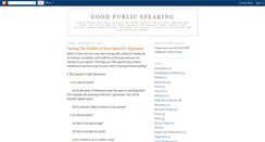 Desktop Screenshot of good-public-speaking.blogspot.com
