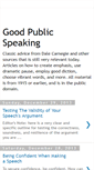 Mobile Screenshot of good-public-speaking.blogspot.com