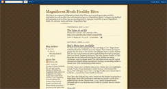 Desktop Screenshot of magnificentmealshealthybites.blogspot.com