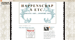 Desktop Screenshot of happenscrapsetc.blogspot.com