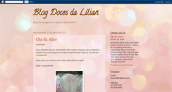 Desktop Screenshot of docesdalilian.blogspot.com