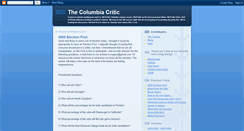 Desktop Screenshot of columbiacritic.blogspot.com