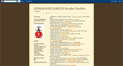 Desktop Screenshot of chodzkogenealogie.blogspot.com