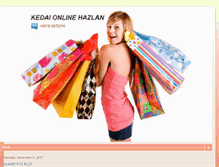 Tablet Screenshot of kedaionlinehazlan.blogspot.com