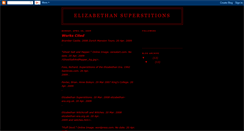 Desktop Screenshot of honcomplitelizbethansuperstitions.blogspot.com